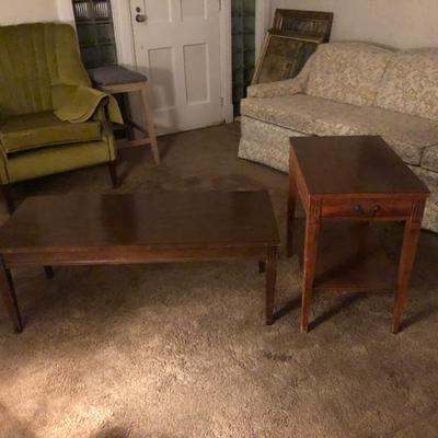 Mersman Danish Modern 25-3 coffee table and end table