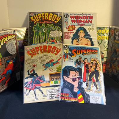 Vintage Superboy & Wonder Woman Comic Collection