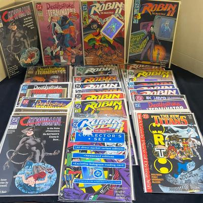DC Comics~ Catwoman, Deathstroke the Terminator, Robin, The New Titans & More