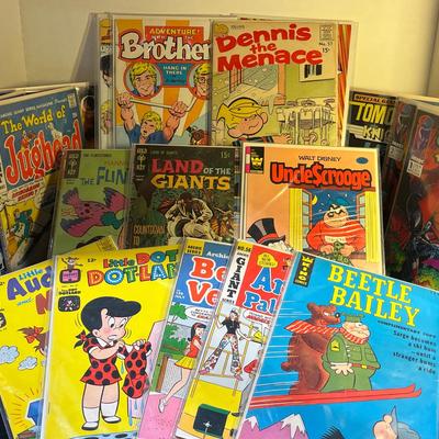 Vintage Comic Book Collection ~ Ft. Dennis the Menace, Brother Power, The Geek, Uncle Scrooge & More