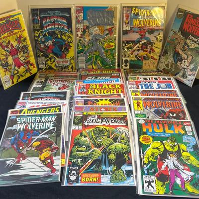 Marvel Comic Collection ~ Avengers, Captain America, Silver Sable & The Wild Pack, Spider-Man & More