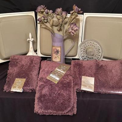 Purple And Green Decor- Levenger Stacking Stools