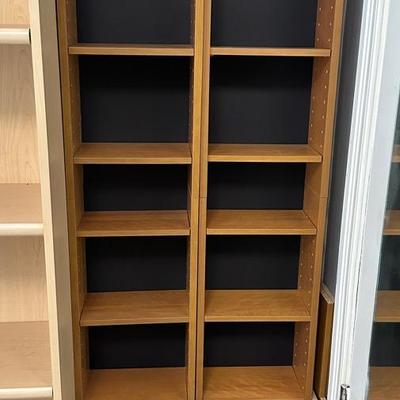 Set Of Media Shelves And Magazine Rack 