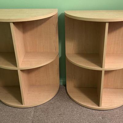 Set Of 2 Semi-Circle Shelves 
