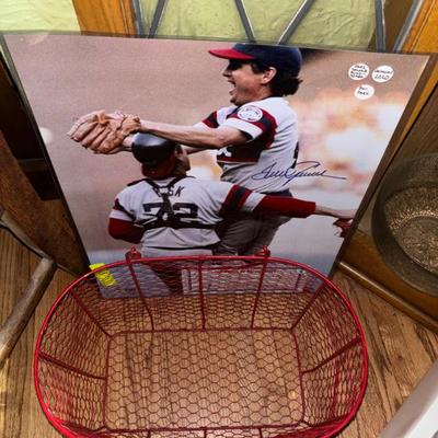 Baseball cards and art memorabilia