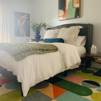 Sale Photo Thumbnail #2: Bed and like-new foam mattress