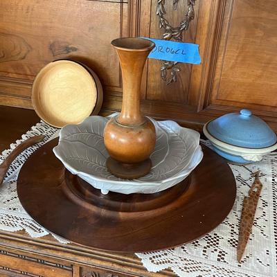 Wood, Stoneware, and Pottery 