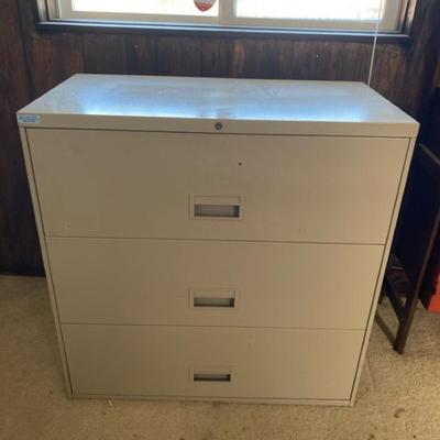 3 Drawer Metal Filing Cabinet