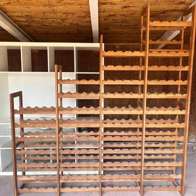 Extra Large Solid Wood Wine Rack 