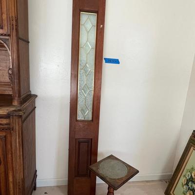 Decorative Vintage Door Panel And Side Table