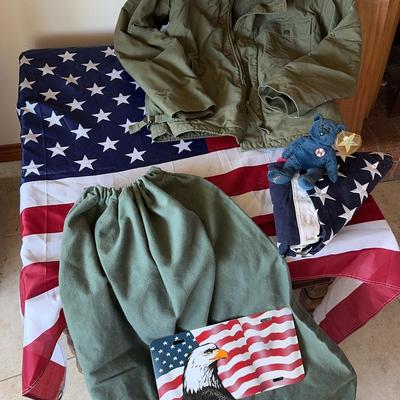 Vintage USA Patriot Military Lot