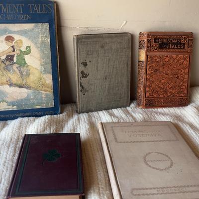 Tales And Poetry Vintage Books Circa 1900’s