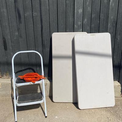 Tables, Step Stool, & Extension Cord