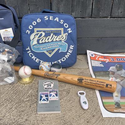 Go Padres!!! Season Ticket Holder Swag Including- Tony Gwynn Signed Baseball