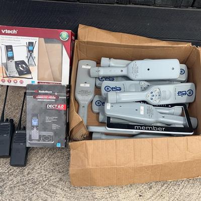 13 - CEIA PD140E Handheld Metal Detector, Motorola Walkietakie, Radio Shack Cordless Phone