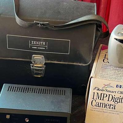 Vintage Digital Camera, Video Camera
