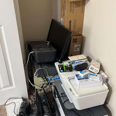 HP Printers, Smith Corona 470 Typewriter, Monitor & Office Electronics Collection
