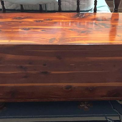 Vintage Cedar Chest with Interior Storage Tray