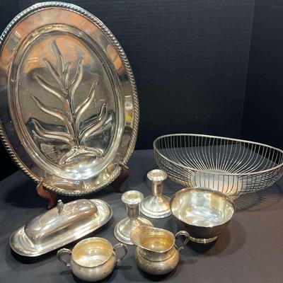 Sterling Silver Serveware, Candlesticks & Table Accessories Collection