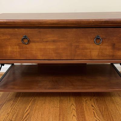 Pressed Wood with Metal TV Stand 