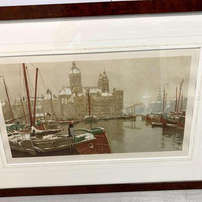 Lithograph Signed by Artist Henri Cassiers