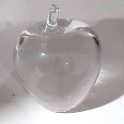 Steuben Crystal Glass Apple
