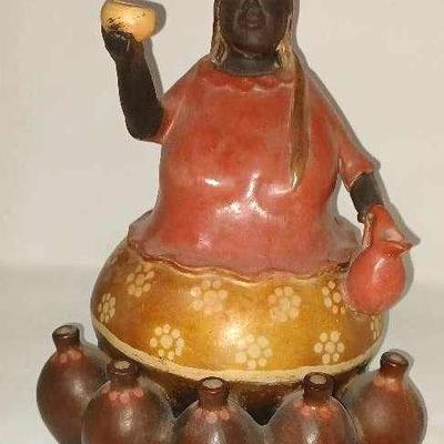 Segundo Sosa Signed Pot Woman Chulucanas