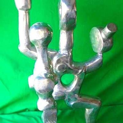 Brutalist Inspired Sculpture by Artist A. Weiner 