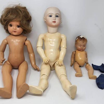 Antique Composite Bodied Dolls