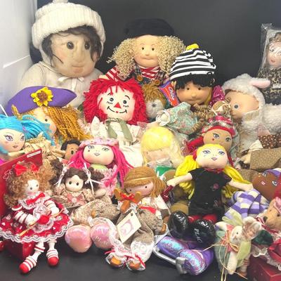 Soft Dolls From Cabbage Patch- Like Heads To Raggedy Ann And More