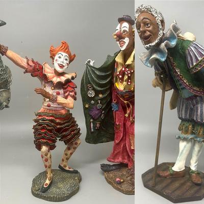 Duncan Royale History Of Clowns Figurines