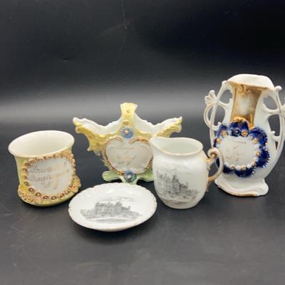 Vintage Porcelain and Ceramic Vases, Cup and saucer