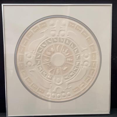 Artic Calendar, Marianne Wieland 23.5x24.5 Embossed Art