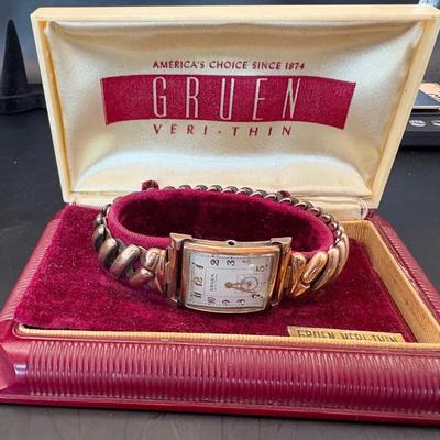 Vintage Gruen Watch- Missing Winding Crown