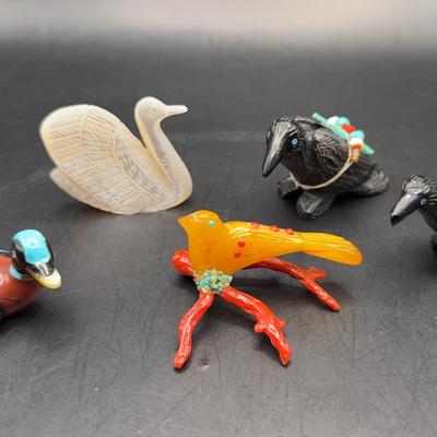 Hand-carved Zuni Fetishes By Veronica Poblano, Randy Lucio And Julia Norton