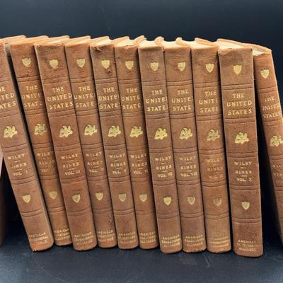Eleven volume book series - "United States: Its Beginning, Progress and Modern Development" 