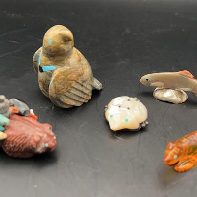 Zuni Native American Handcarved Fetishes