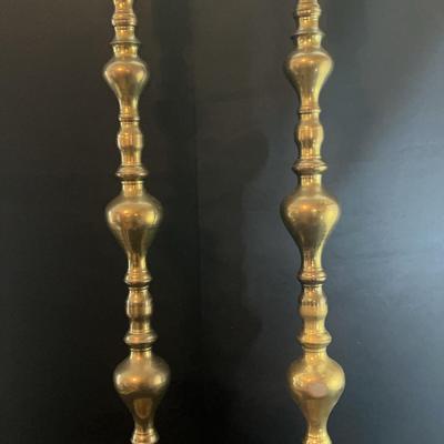 Brass Candlesticks From Thailand 