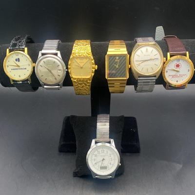Men’s Watches , Seiko, Geneva, E. Howard & Co., Bulova, Heritage, Jewelry Box