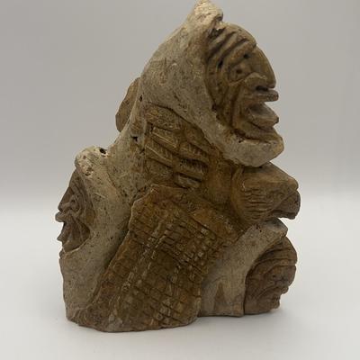 Ryan Sandy Stone Sculpture Six Nations Native American Art
