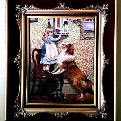 Framed Tapestry "The Secret Place"