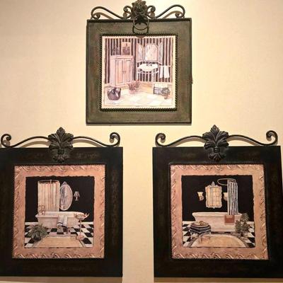 "Charlene Winterle Olson" 'Maison Bath' Art Pieces 