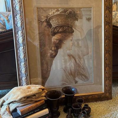 "Eucharis: A Girl with a Basket of Fruit" Print and More