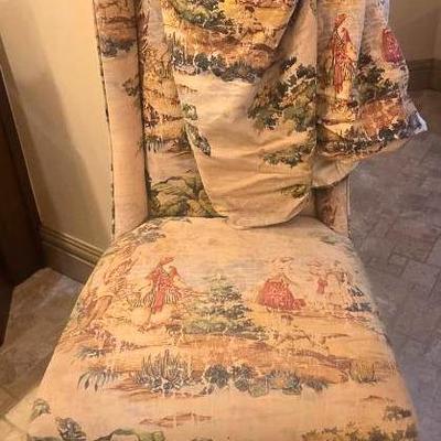 Dining Chair with Matching Stool Cover