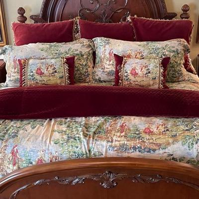 French Toile Bedding