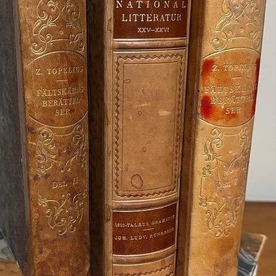 Antique Books by Finnish-Swedish Author “Zacharias Topelius” and More 