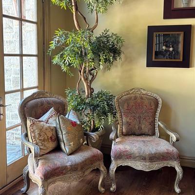 “Bernhardt” French Louis XV Style Chairs 