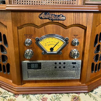 Anders Nicholson F-900 Combination Turntable, Cassette Deck, CD Player, and Stereo 