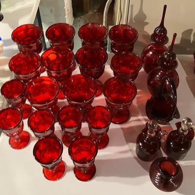 Ruby Red Glass