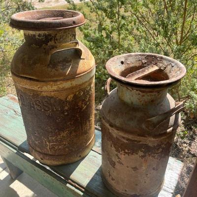 Antique Milk Cans